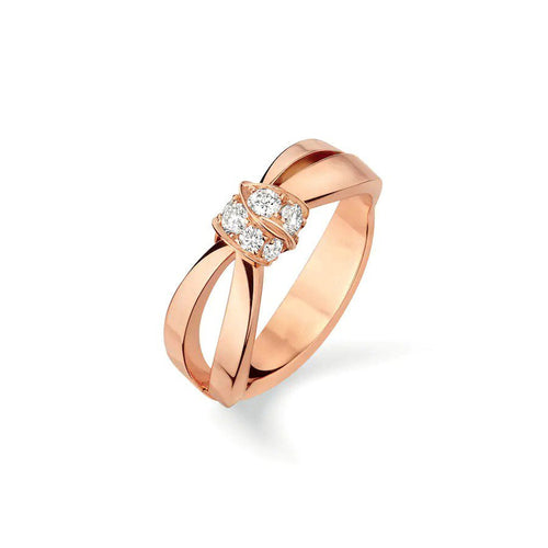 [Limara]LIENS RING ROSE GOLD DIAMOND