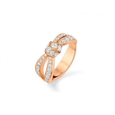 [Limara]LIENS ROSE GOLD DIAMOND RING