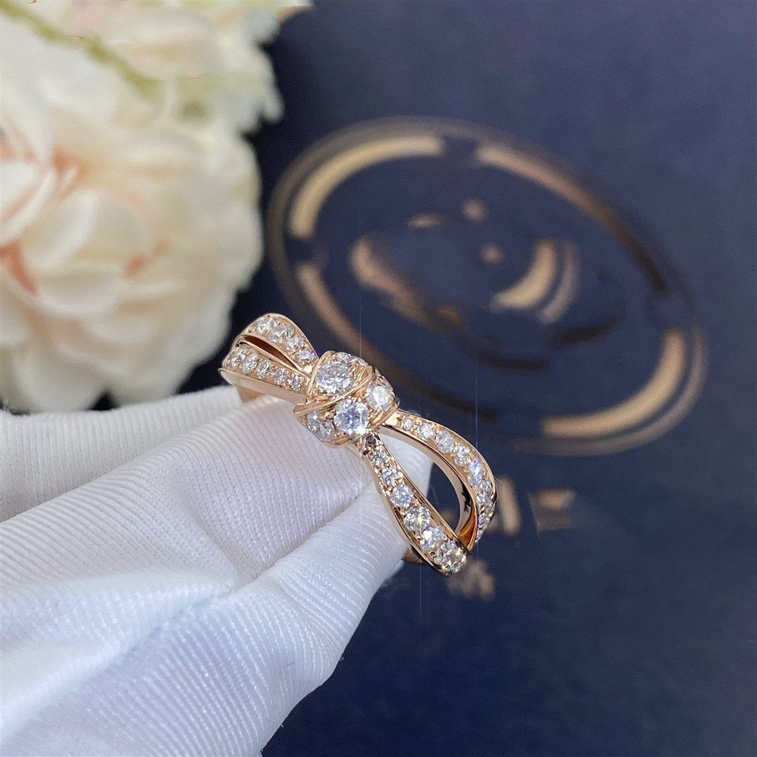 [Limara]LIENS ROSE GOLD DIAMOND RING