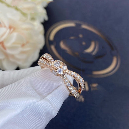 [Limara]LIENS ROSE GOLD DIAMOND RING