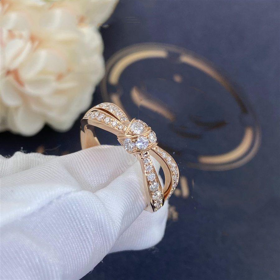 [Limara]LIENS ROSE GOLD DIAMOND RING
