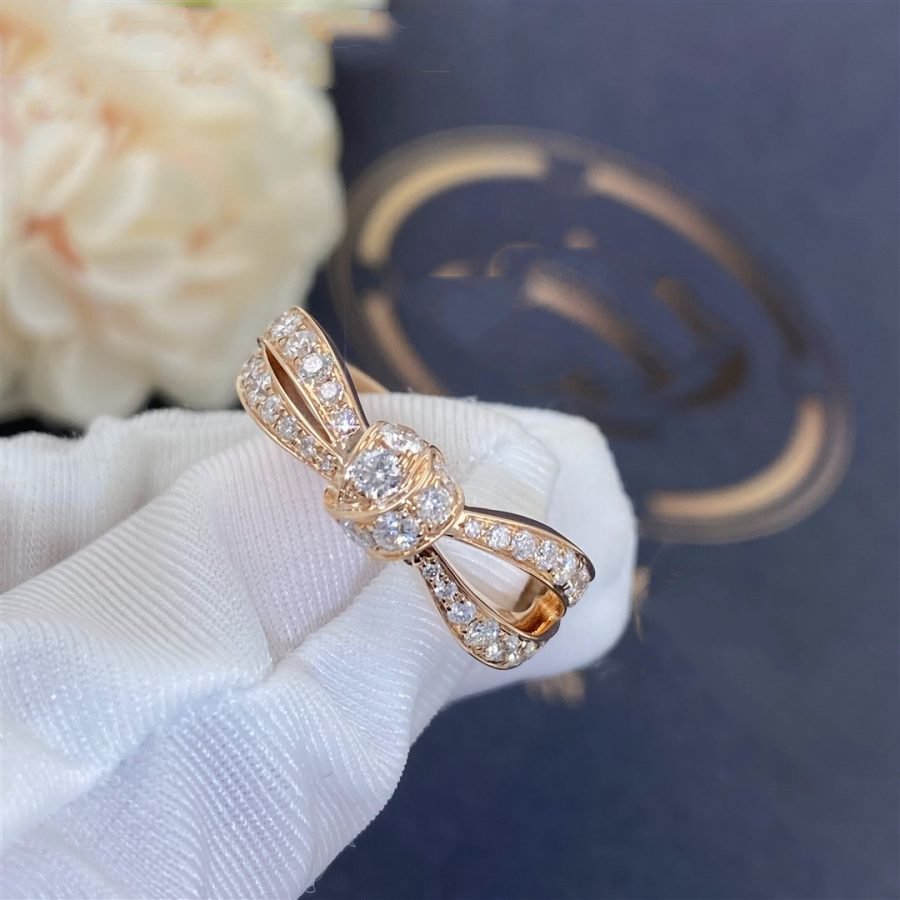 [Limara]LIENS ROSE GOLD DIAMOND RING