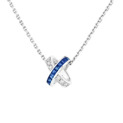 [Limara]LIENS DIAMOND SILVER NECKLACE
