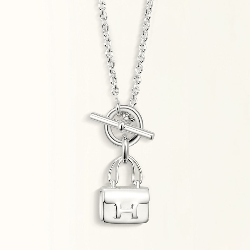 [Limara]POP H PEDANT SILVER NECKLACE