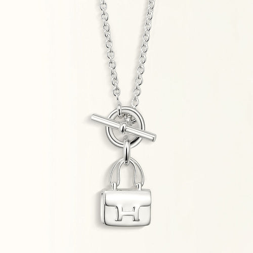 [Limara]POP H PEDANT SILVER NECKLACE