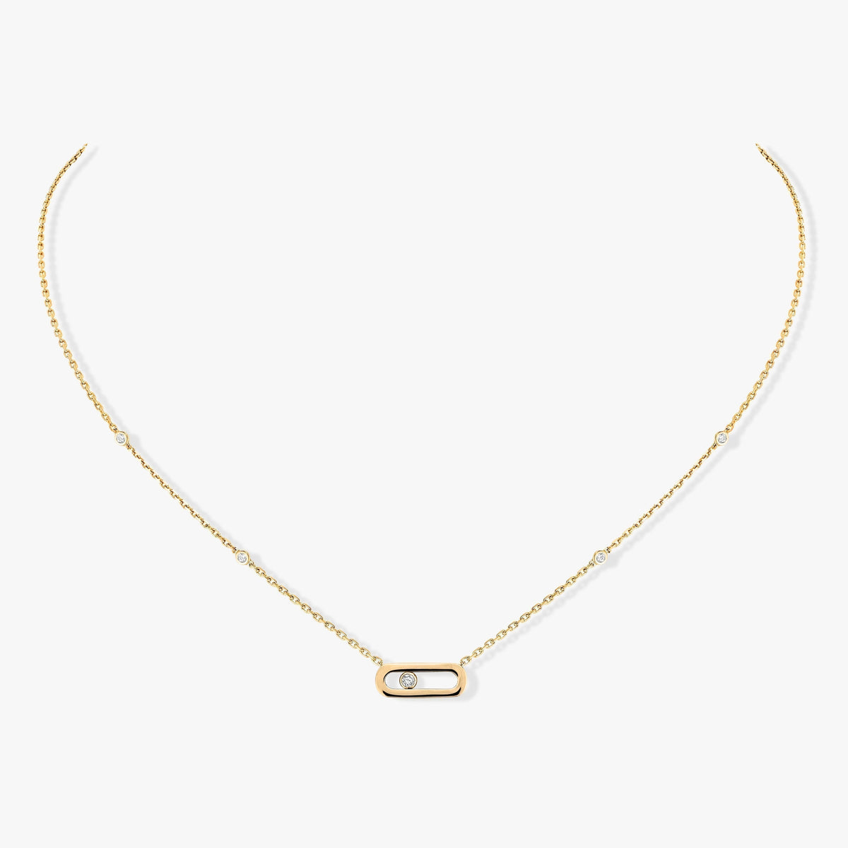 [Limara]MOVE UNO DIAMOND NECKLACE