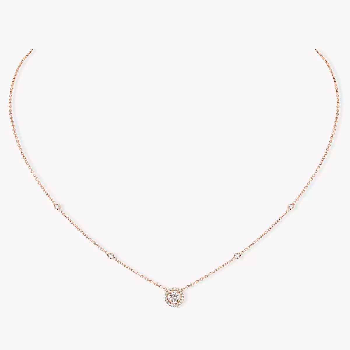 [Limara]Diamond Necklace 0,20ct Brilliant Shape Joy