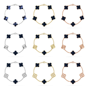 [Limara] CLOVER 5 MOTIF PIETERSITE BRACELET COLLECTION