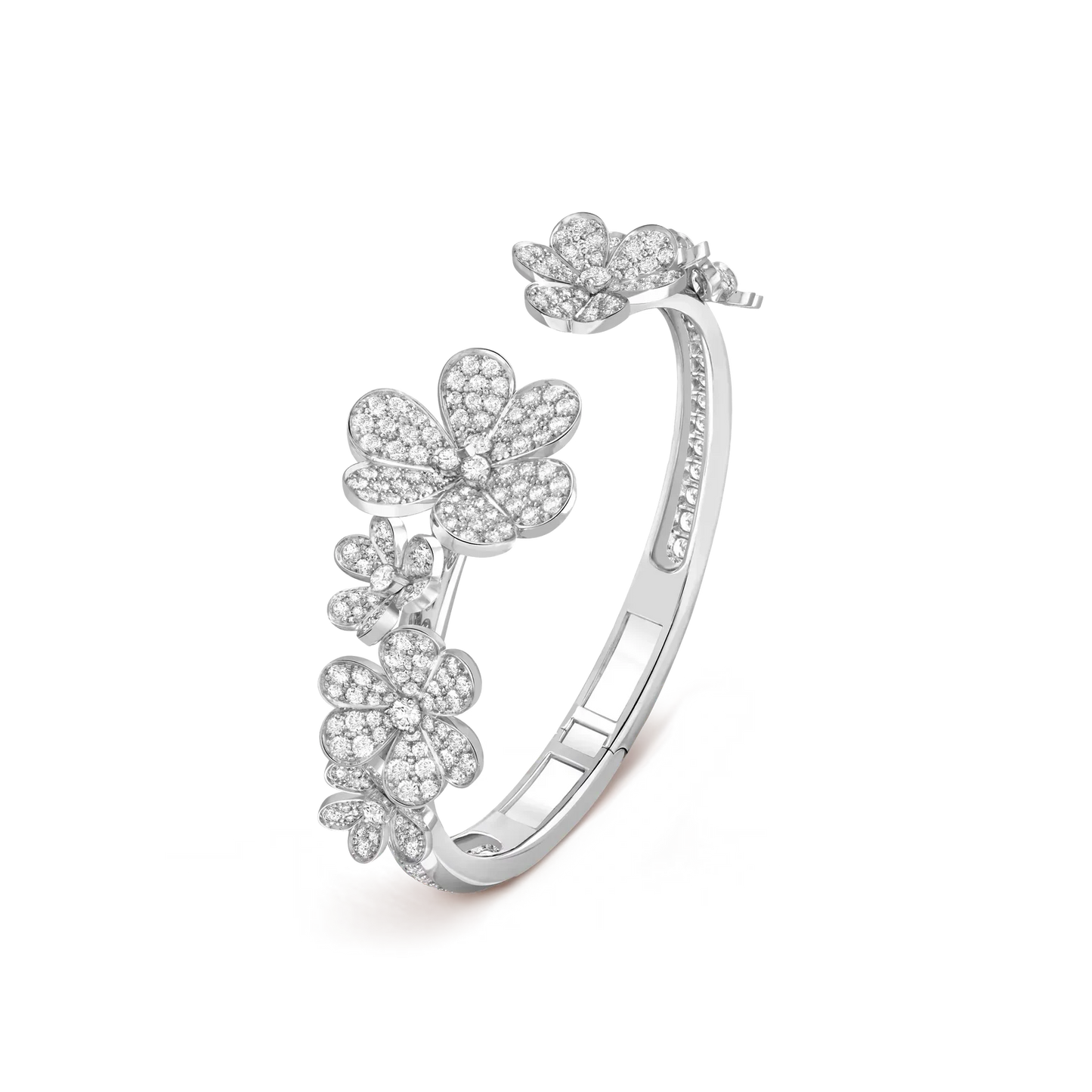[Limara]LUMINOUS BLOSSOM OPEN BANGLE