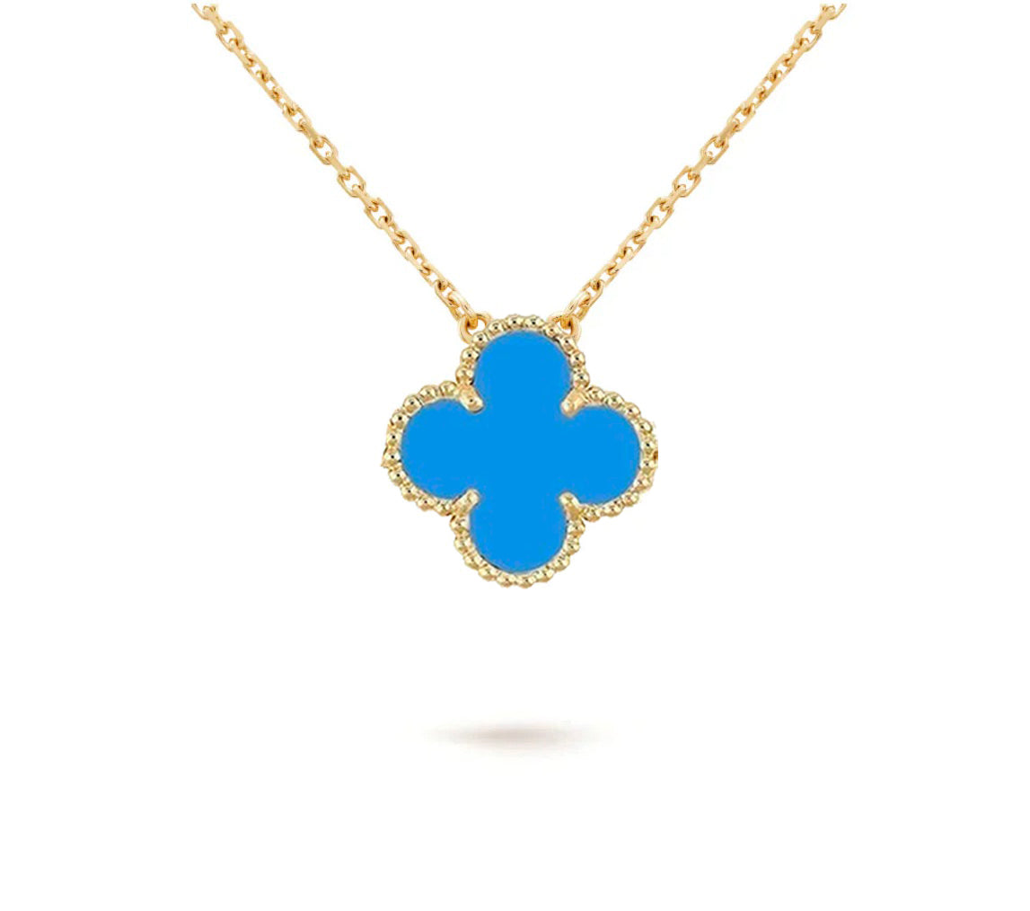 [Limara]15MM CLOVER FLOWER PENDANT NECKLACE COLLECTION