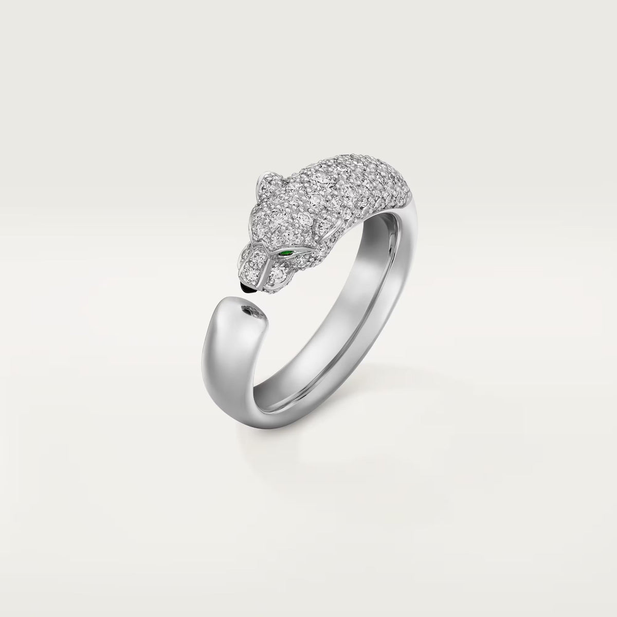[Limara] PANTHERE HALF DIAMOND SMALL RING