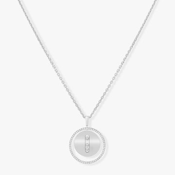 [Limara]LUCKY MOVE MM SILVER DIAMOND NECKLACE