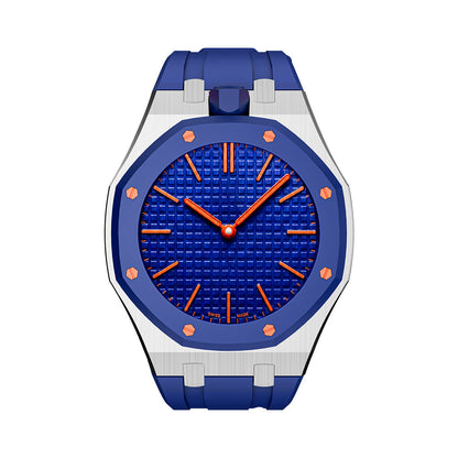[Limara]OAK POP DARK BLUE STEEL SILICONE STRAP
