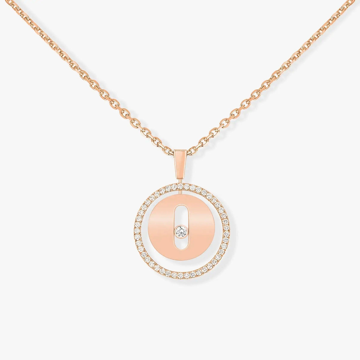 [Limara]LUCKY MOVE PM NECKLACE PINK GOLD DIAMOND