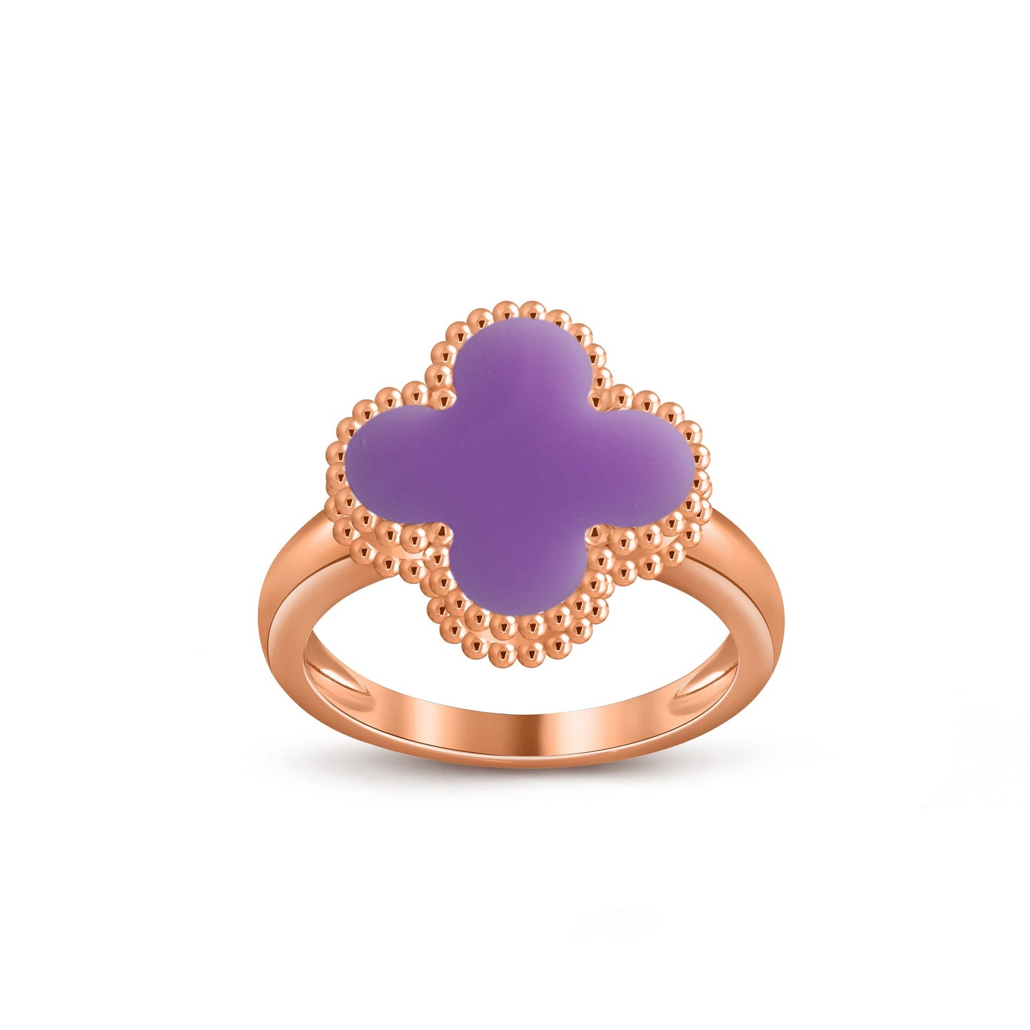[Limara]LUCKY CLOVER VINTAGE ROSE GOLD RING COLLECTION