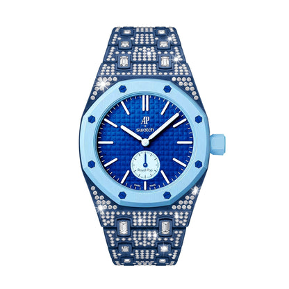 [Limara]Royal Oak Pop Exclusive Bioceramic Case & Bioceramic Strap Full Diamond