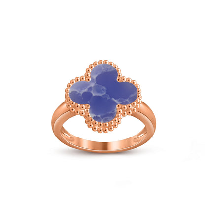 [Limara]LUCKY CLOVER VINTAGE ROSE GOLD RING COLLECTION