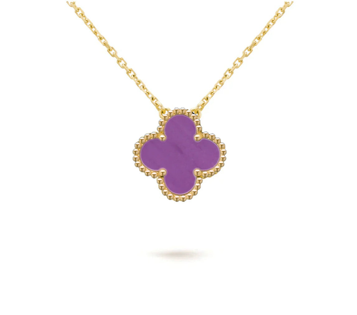 [Limara]15MM CLOVER FLOWER PENDANT NECKLACE COLLECTION