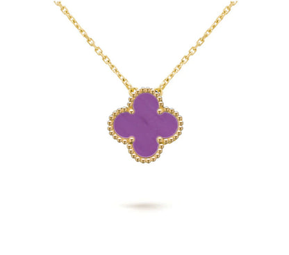 [Limara]15MM CLOVER FLOWER PENDANT NECKLACE COLLECTION