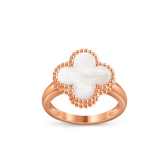 [Limara]LUCKY CLOVER VINTAGE ROSE GOLD RING COLLECTION