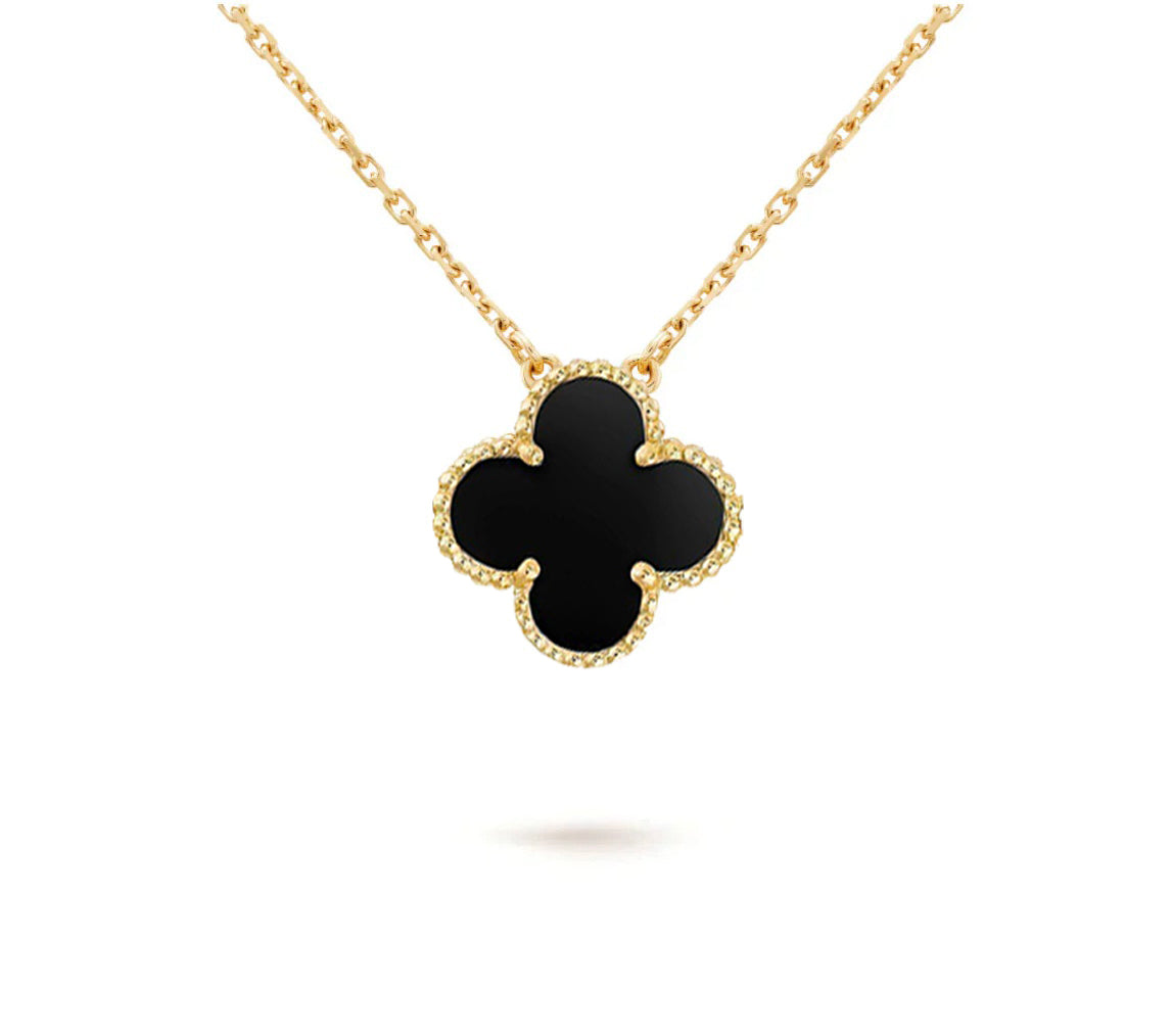 [Limara]15MM CLOVER FLOWER PENDANT NECKLACE COLLECTION