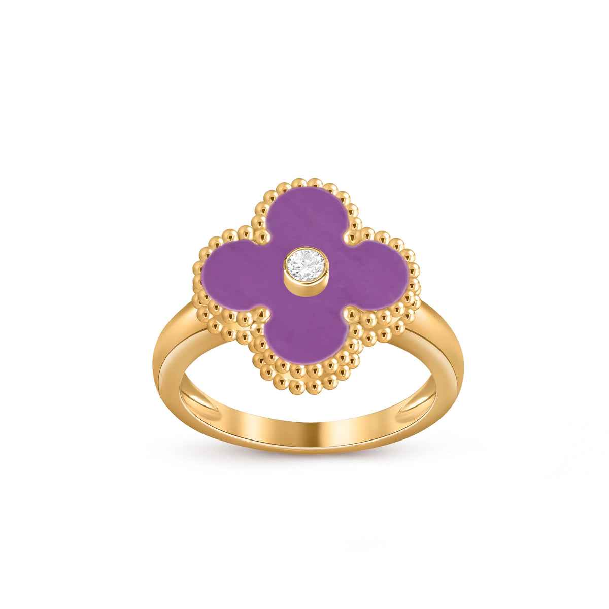 [Limara] CLOVER DIAMOND RING GOLD COLLECTION