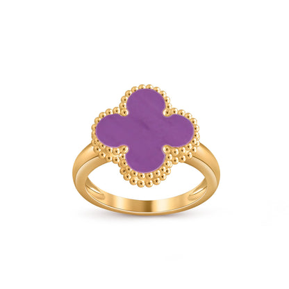 [Limara]LUCKY CLOVER VINTAGE GOLD RING COLLECTION