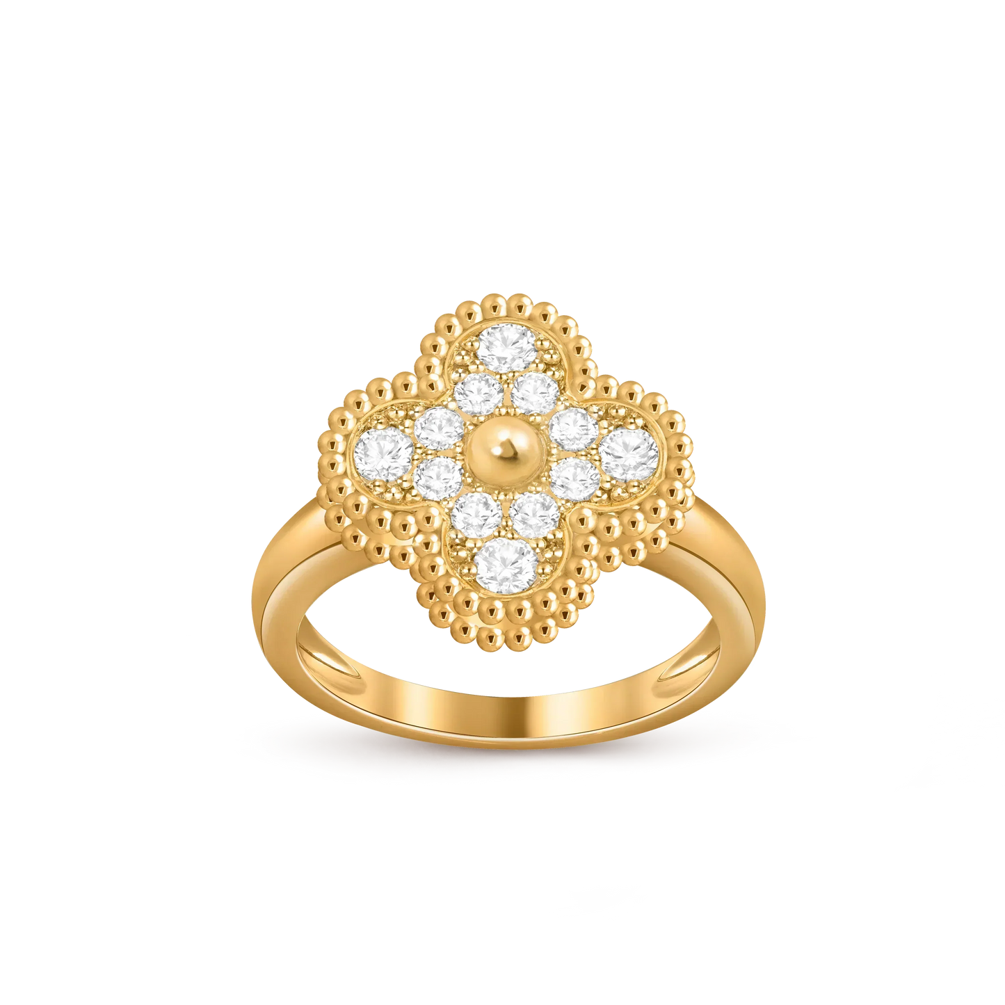 [Limara]LUCKY CLOVER VINTAGE GOLD RING COLLECTION