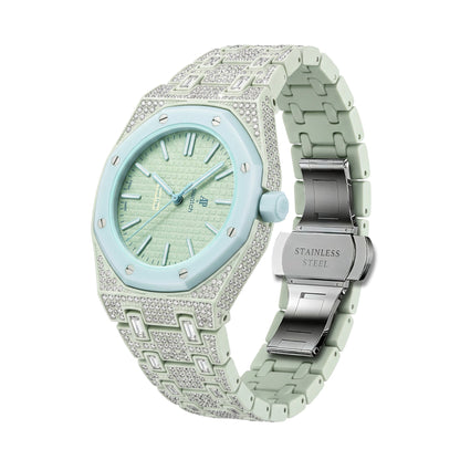 [Limara]Royal Oak Pop Exclusive Bioceramic Case & Bioceramic Strap Full Diamond