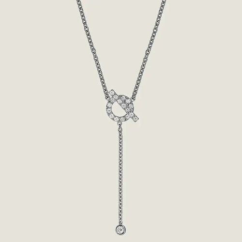 [Limara]FINESSE SILVER DIAMOND NECKLACE