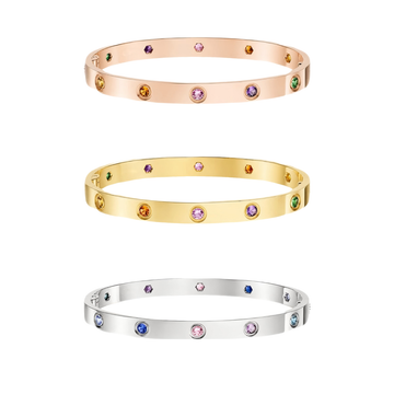 [Limara] 2026 RAINBOW LOVE BRACELET 6.1MM  10 DIAMONDS