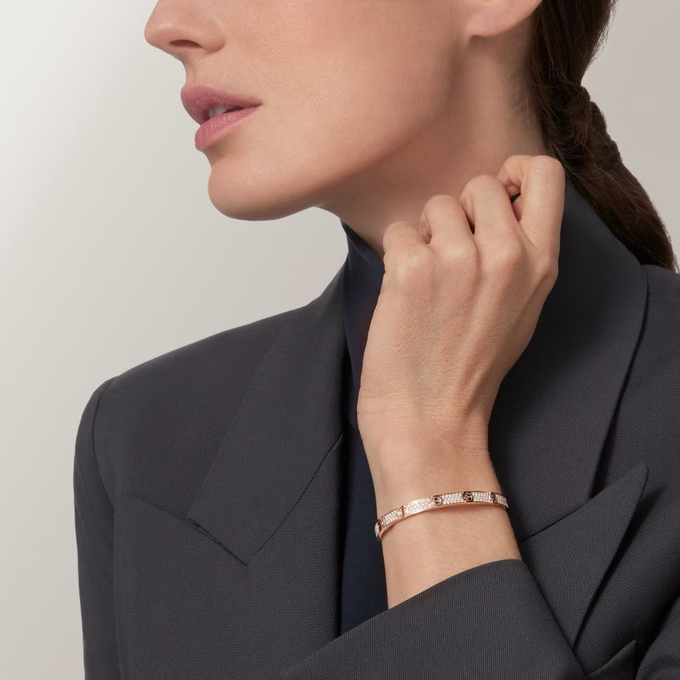 [Limara] LOVE BRACELET 4.8MM DIAMOND-PAVED