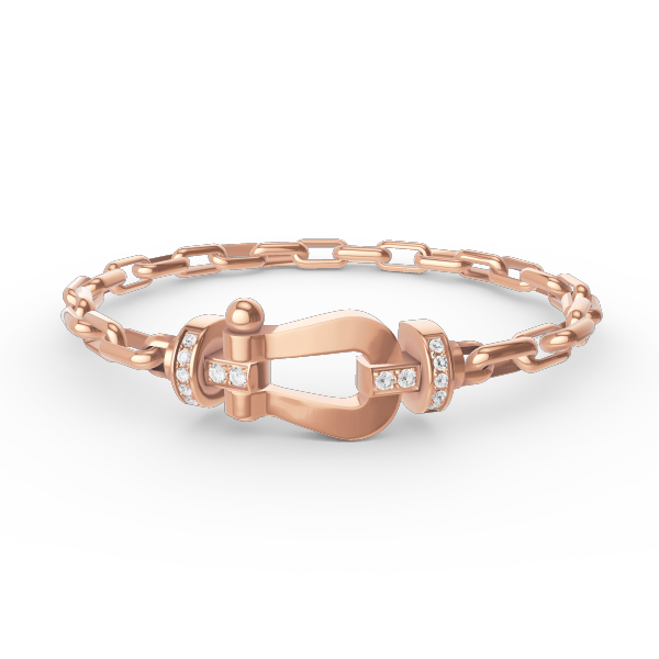 [Limara]FORCE LARGE HORSESHOE CLASP METAL BRACELET
