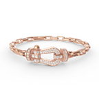 [Limara]FORCE LARGE HORSESHOE CLASP METAL BRACELET