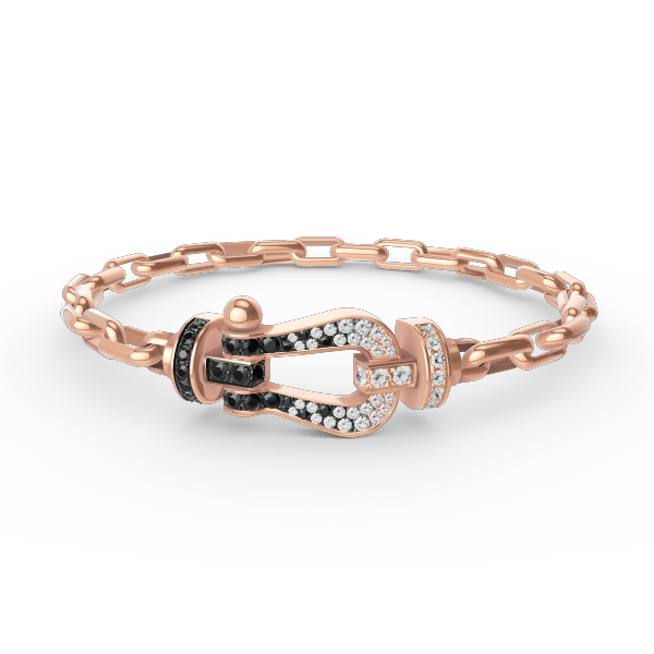 [Limara]FORCE LARGE HORSESHOE CLASP METAL BRACELET