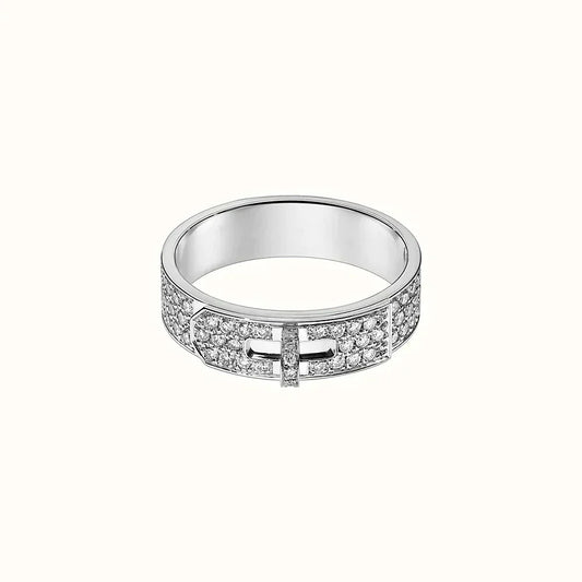 [Limara]KELLY SILVER DIAMOND RING