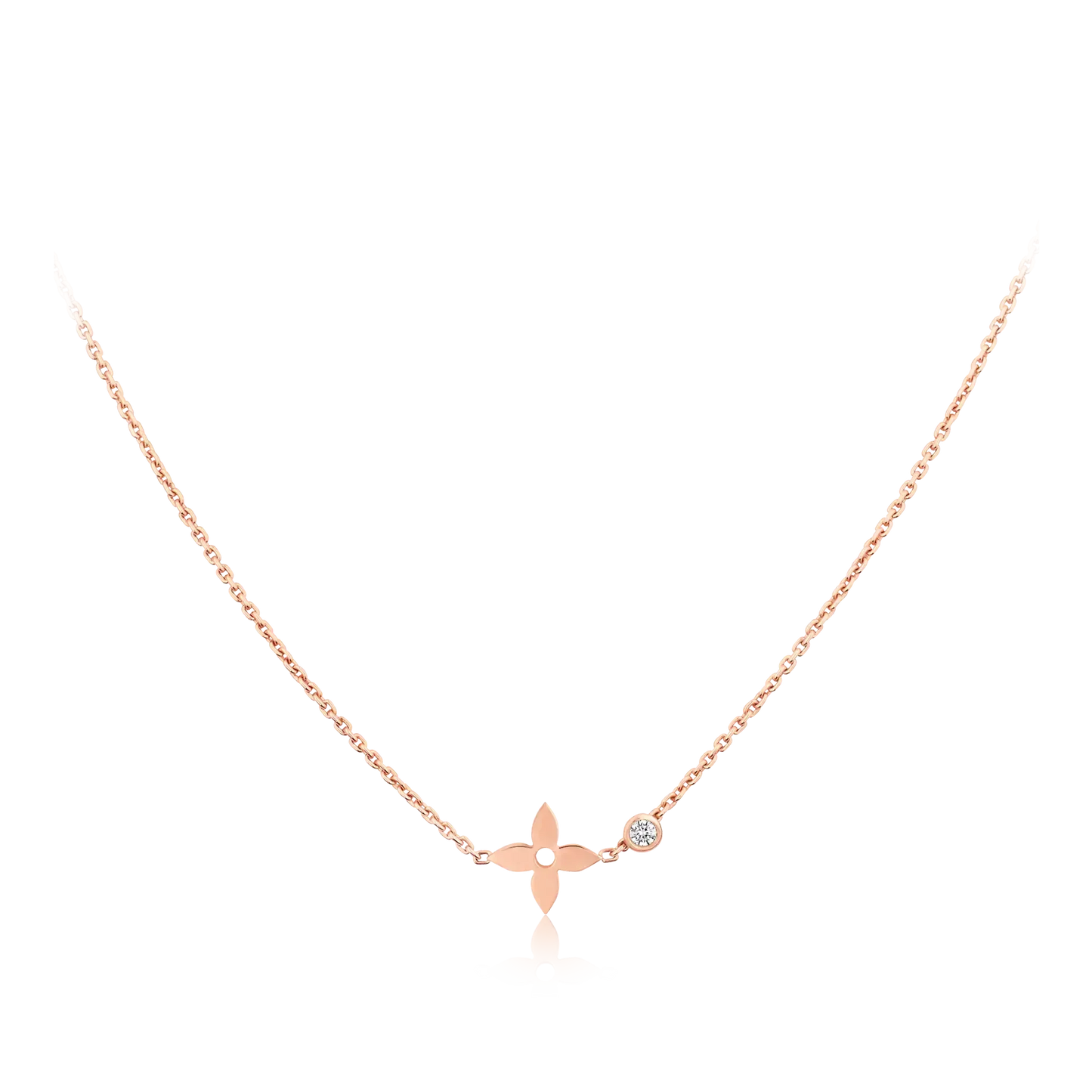 [Limara]BLOSSOM PENDANT ROSE GOLD AND DIAMOND