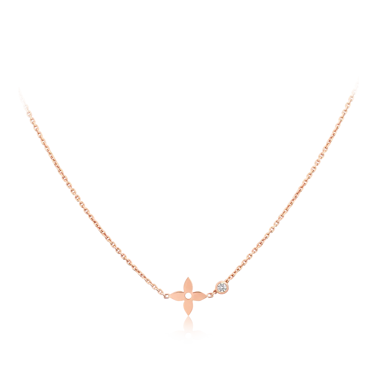 [Limara]BLOSSOM PENDANT ROSE GOLD AND DIAMOND