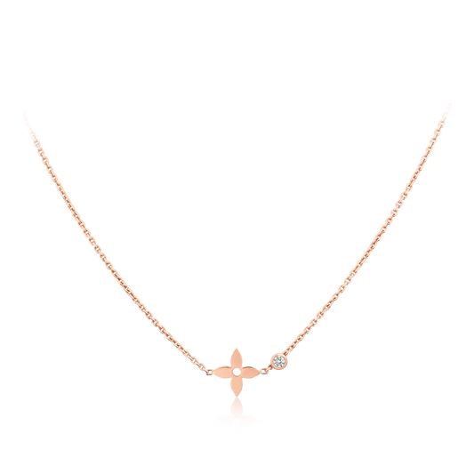 [Limara]BLOSSOM PENDANT ROSE GOLD AND DIAMOND