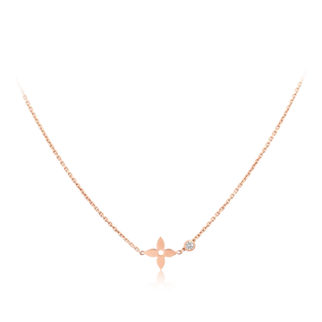 [Limara]BLOSSOM PENDANT PINK GOLD AND DIAMOND