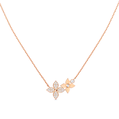 [Limara]STAR BLOSSOM NECKLACE ROSE GOLD DIAMONDS