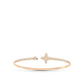 [Limara]IDYLLE ROSE GOLD OPEN BRACELET DIAMOND PAVED