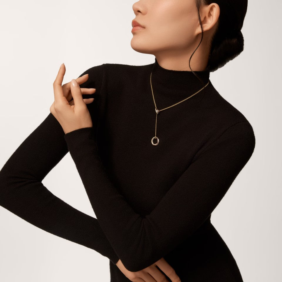[Limara] TRINITY DIAMONDS NECKLACE