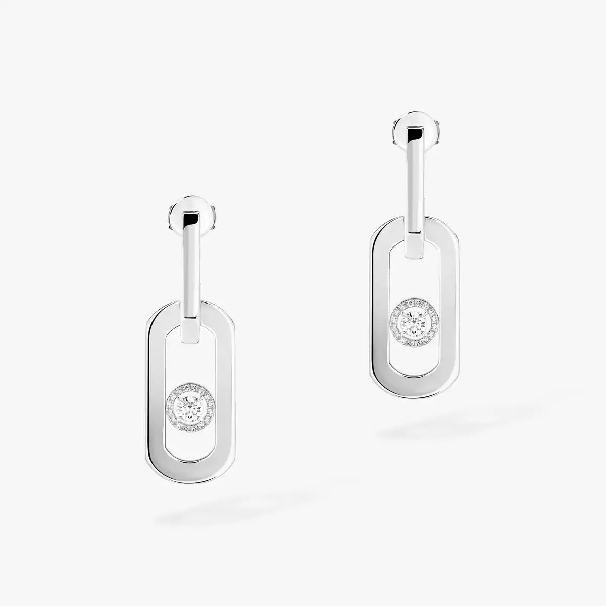 [Limara]SO MOVE XL DIAMOND PENDANT EARRINGS