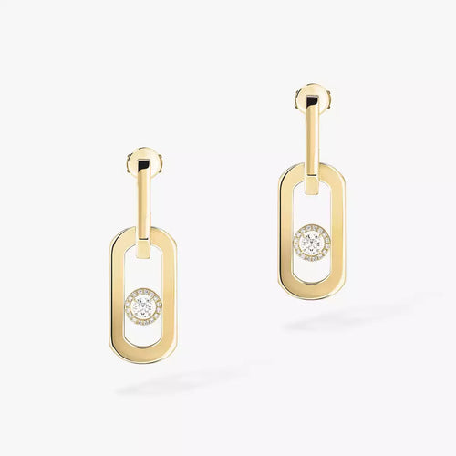 [Limara]SO MOVE XL DIAMOND HOOP EARRINGS