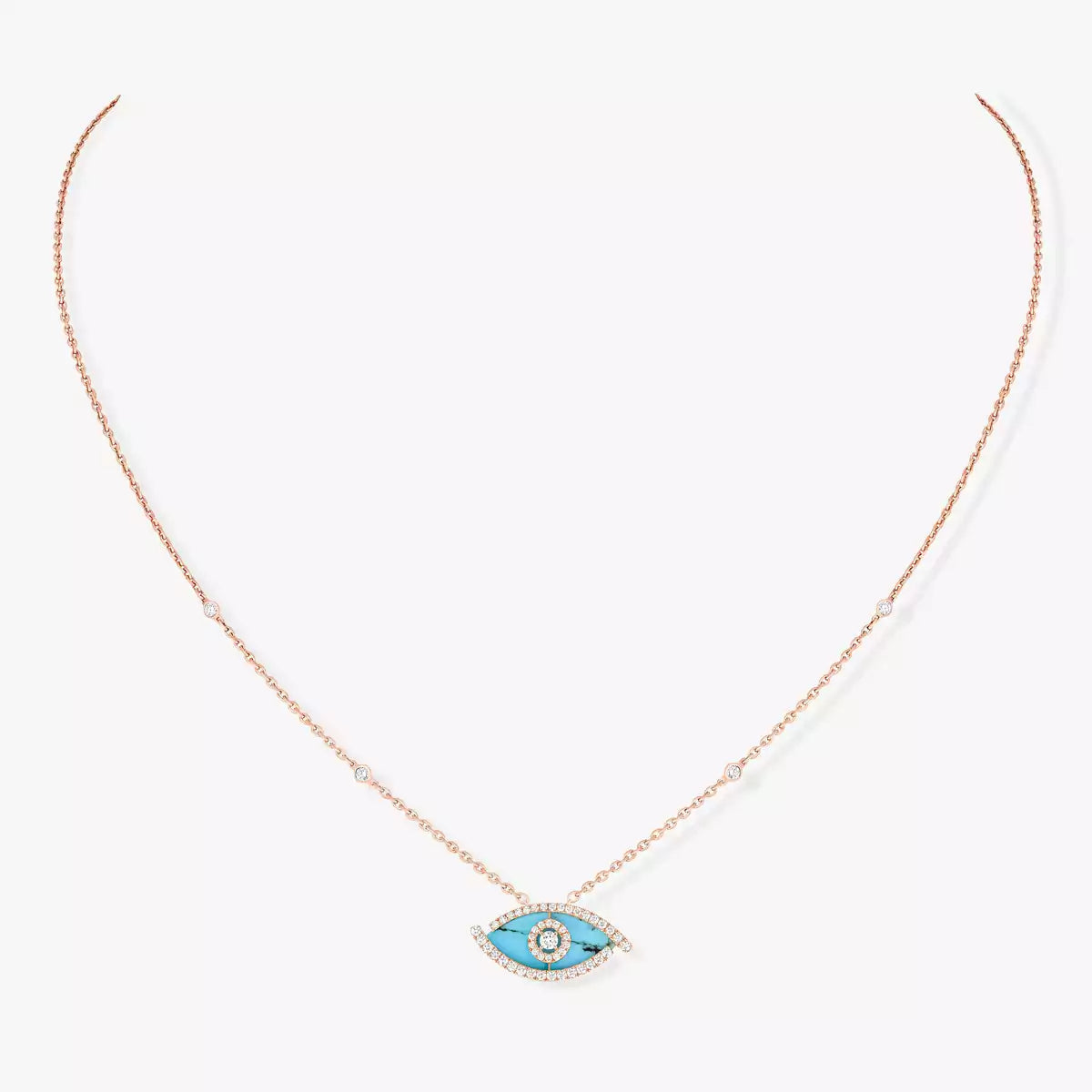 [Limara]LUCKY EYE DIAMOND NECKLACE