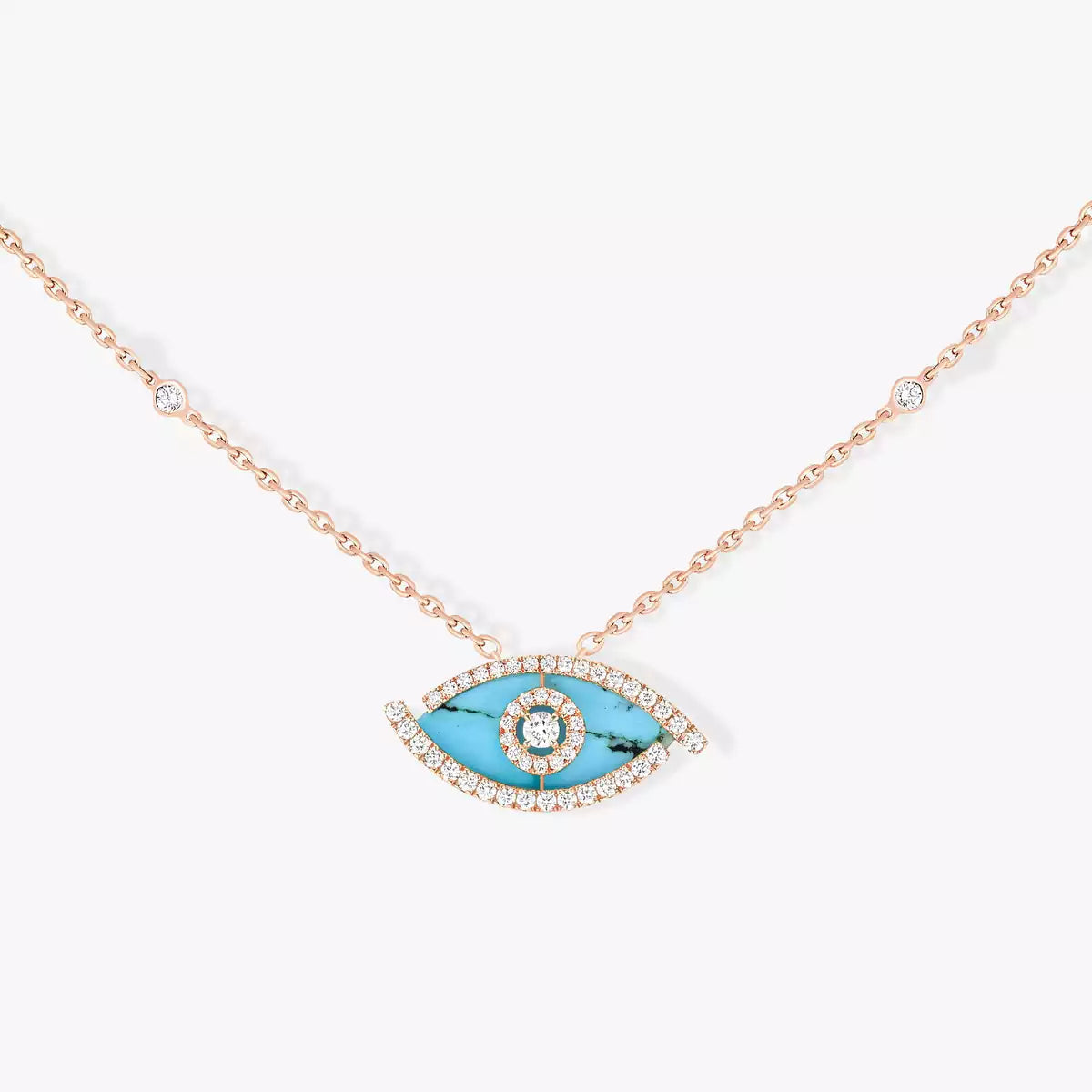 [Limara]LUCKY EYE DIAMOND NECKLACE