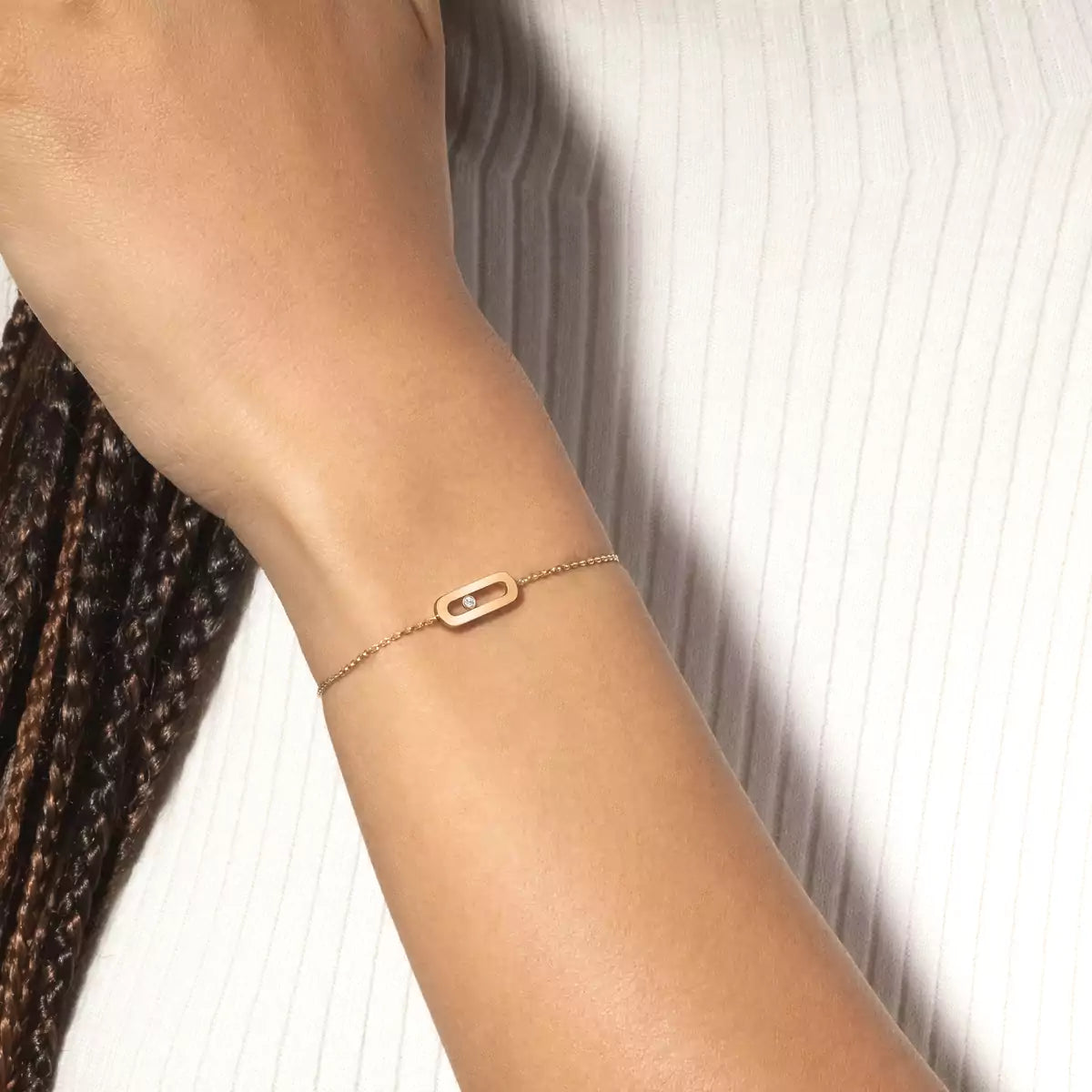 [Limara]Move Uno Diamond Bracelet