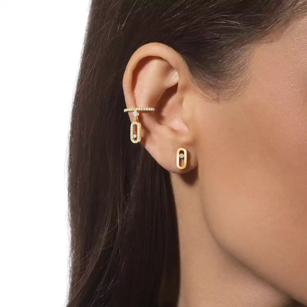 [Limara]MOVE UNO DIAMOND STUD EARRINGS