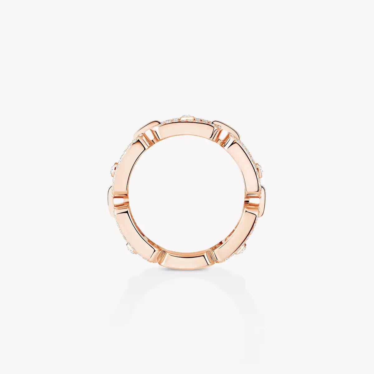 [Limara]MOVE LINK PAVÉ DIAMOND RING